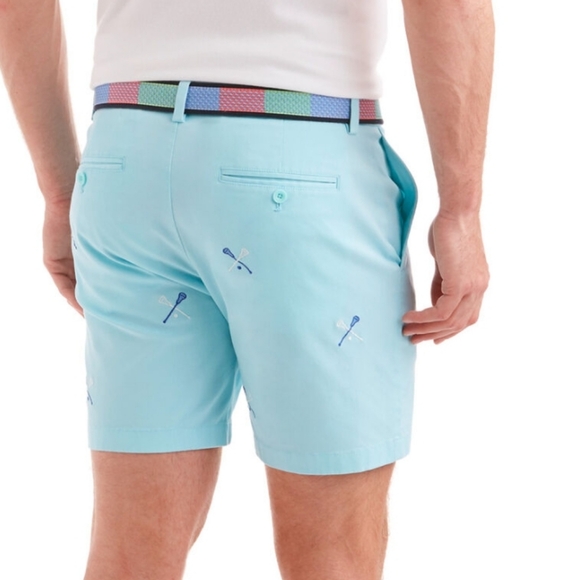 Vineyard Vines 7 Inch Lacrosse Embroidered Breaker Shorts NWT - Picture 3 of 4